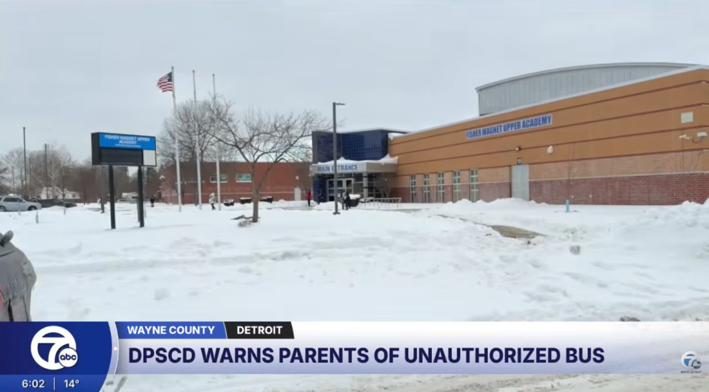 Beaver allegedly dropped off one child at Fisher Magnet Upper Academy with a parent's permission.